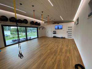 Fitness centrum a/nebo fitness zařízení v ubytování FamilyFitHouse