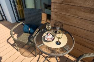 Napoje w obiekcie Apartament Słoneczny przy morzu z klimatyzacja