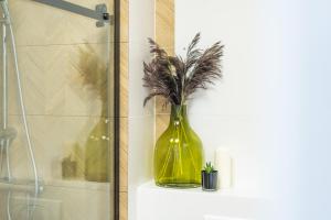 Łazienka w obiekcie Apartament Słoneczny przy morzu z klimatyzacja