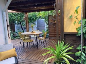 Zahrada ubytování Bungalow Tec-Tec St Leu