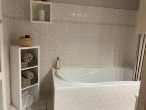 Koupelna v ubytování Bungalow Tec-Tec St Leu
