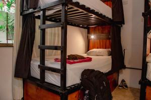 Letto o letti in una camera di Che Nomadas Mérida Hostel Adults Only