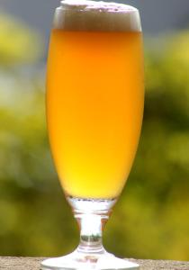 un verre de bière assis sur une table dans l'établissement Tabatinga Relax Apartamento 1, à Conde 35 autres photos