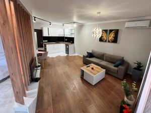 Kuchyň nebo kuchyňský kout v ubytování Apartment Bella