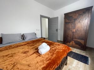 Cama ou camas em um quarto em Elite Residence Dahab