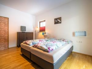 Ein Bett oder Betten in einem Zimmer der Unterkunft Haus Bergblick