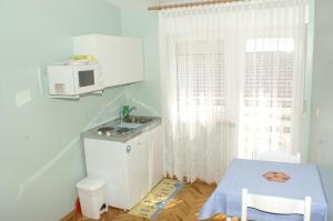Kuchyň nebo kuchyňský kout v ubytování Studio Vodice 4172c
