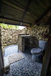 Koupelna v ubytování Casa Balae