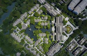 Letecký snímek ubytování Banyan Tree Hangzhou