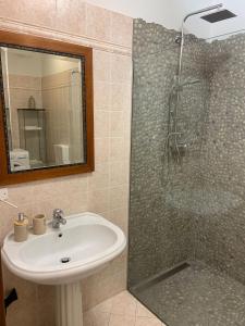 Kúpeľňa v ubytovaní Casa Luisini