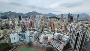 Pogled na destinaciju Hongkong ili pogled na grad iz hotela