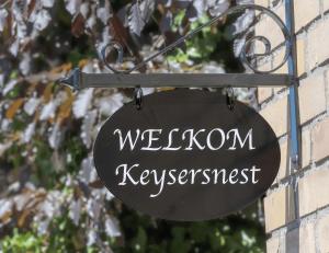 Certificato, attestato, insegna o altro documento esposto da Holiday home Keysersnest