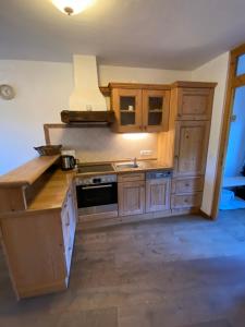 Kuchyň nebo kuchyňský kout v ubytování Ferienhaus Islitzer