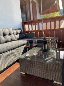 Posezení v ubytování Ferienhaus Islitzer