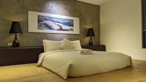 Postel nebo postele na pokoji v ubytování NANO Eco-Hostel