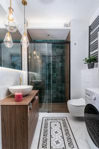 Kúpeľňa v ubytovaní Premium Apartment with Air Conditioning, city heart in Cracow