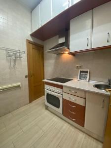 Kuchyň nebo kuchyňský kout v ubytování Homy Gran Via