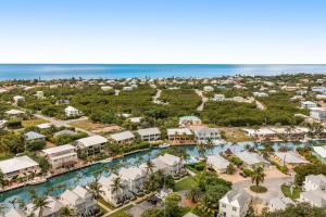 an aerial view of the resort and the ocean at Key Lime Villa in Duck Key