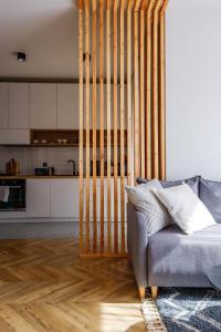 Kuchyňa alebo kuchynka v ubytovaní APARTAMENTY NOVA BIAŁKA