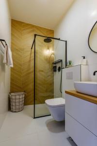 Kúpeľňa v ubytovaní APARTAMENTY NOVA BIAŁKA