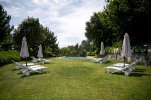 Um jardim em Quinta de Valverde