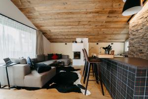 Posezení v ubytování Katschberg Lodge