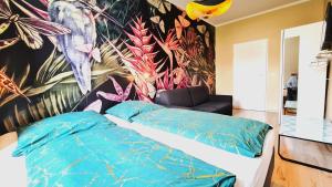 Łóżko lub łóżka w pokoju w obiekcie Boutique Apartments Vienna - Premium 3