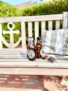 Drinks på Dünenhaus Ferienwohnung De Düün Dree