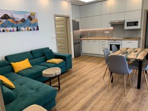 Köök või kööginurk majutusasutuses Apartmány na Plešivci