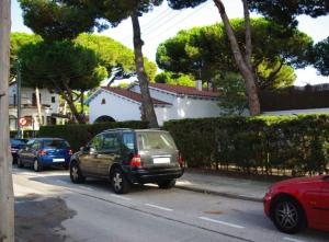 The surrounding neighborhood or a neighborhood close to the holiday home