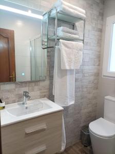 A bathroom at Balcón del Cardenal