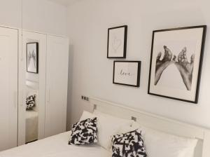 A bed or beds in a room at Balcón del Cardenal