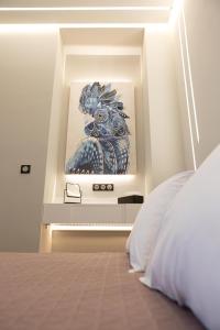 Posteľ alebo postele v izbe v ubytovaní BillMar Luxury Apartment in the center of Gythio
