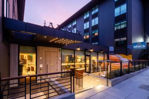 a view of a building with a patio in front of it at Kimpton Alton Hotel, an IHG Hotel in San Francisco