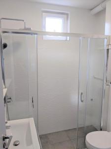 Koupelna v ubytování Marica Apartman