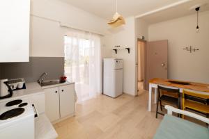 Kuchyň nebo kuchyňský kout v ubytování Memi Houses