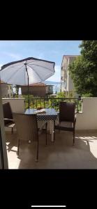 Balkón alebo terasa v ubytovaní Apartment Luna
