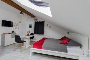 Posteľ alebo postele v izbe v ubytovaní Hill apartman - MAKSIMIR Rebro