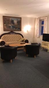 TV a/nebo společenská místnost v ubytování Motel Lido