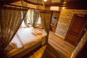 Postel nebo postele na pokoji v ubytování Mavisu Deluxe Butik Otel