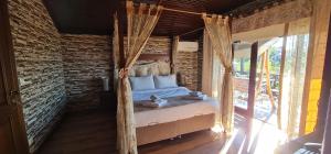 Postel nebo postele na pokoji v ubytování Mavisu Deluxe Butik Otel