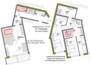 Plán poschodí v ubytovaní Apart Viva Ischgl