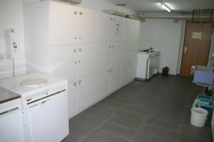 Kuchyň nebo kuchyňský kout v ubytování Ferienwohnung Steinmattstrasse