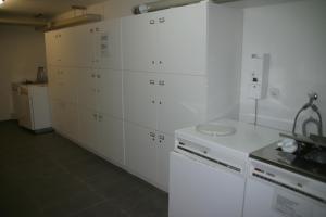 Kuchyň nebo kuchyňský kout v ubytování Ferienwohnung Steinmattstrasse