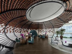 Et sittehjørne på Banyan Tree Nanjing Garden Expo
