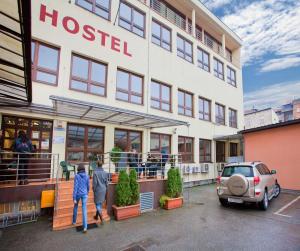 O edifício em que o hostel se localiza
