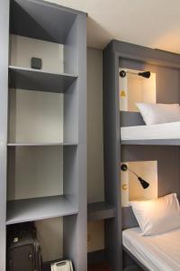 Postelja oz. postelje v sobi nastanitve Z Hostel