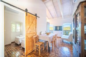 A television and/or entertainment centre at Villa Adamantia Paxos