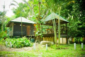 una pequeña casa en medio de un bosque en Huaykhakhaeng Country Home Resort, en Ban Rai