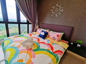 Postel nebo postele na pokoji v ubytování Legoland -Happy Starlight Suite-2B2R, 8pax -lakeview